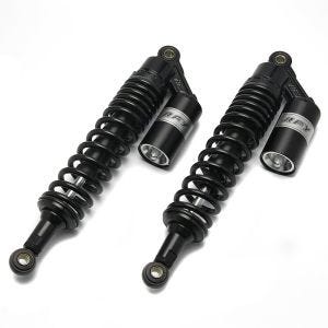 Motorrad Stossdämpfer hinten 380mm Federbein Paar Universal Zaddox RS2 schwarz_1