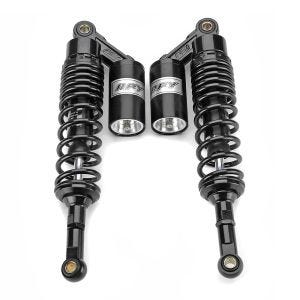 Motorrad Stossdämpfer hinten 400mm Federbein Paar Universal Zaddox RS2 schwarz_1